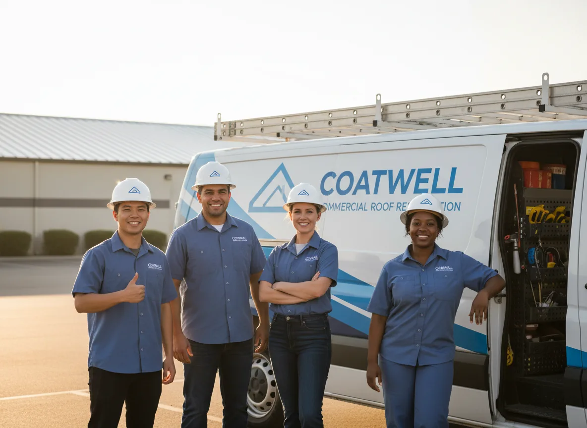 Commercial roof coating company in Somers, CT